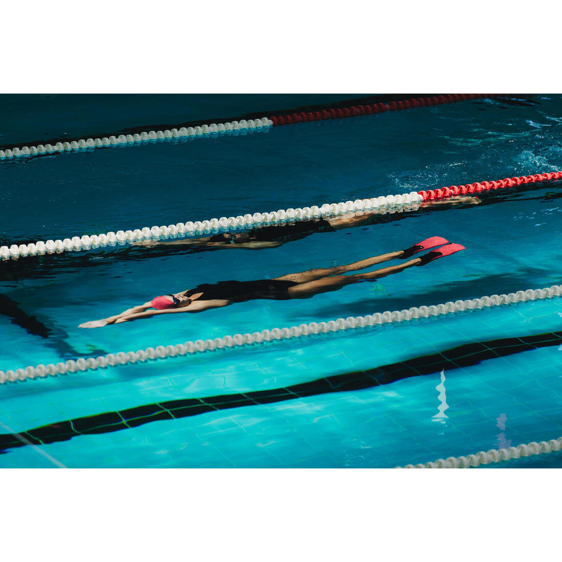 Maillot de bain 1 pièce natation Femme - Kelly noir