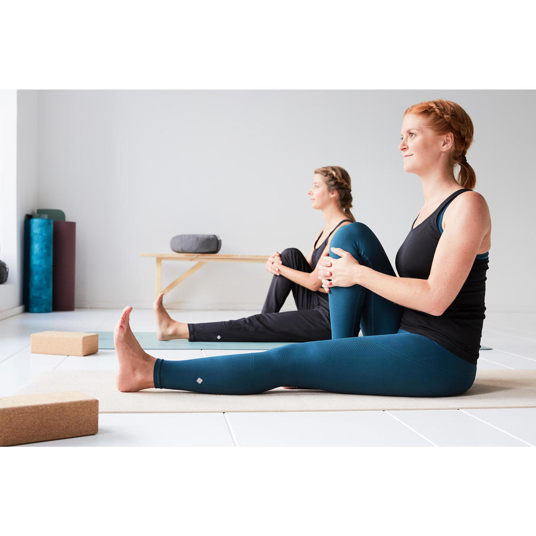 DEBARDEUR YOGA DYNAMIQUE FEMME SANS COUTURES BLANC