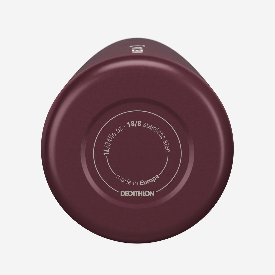 Gourde 100 inox 1l avec bouchon à vis pour la randonnée