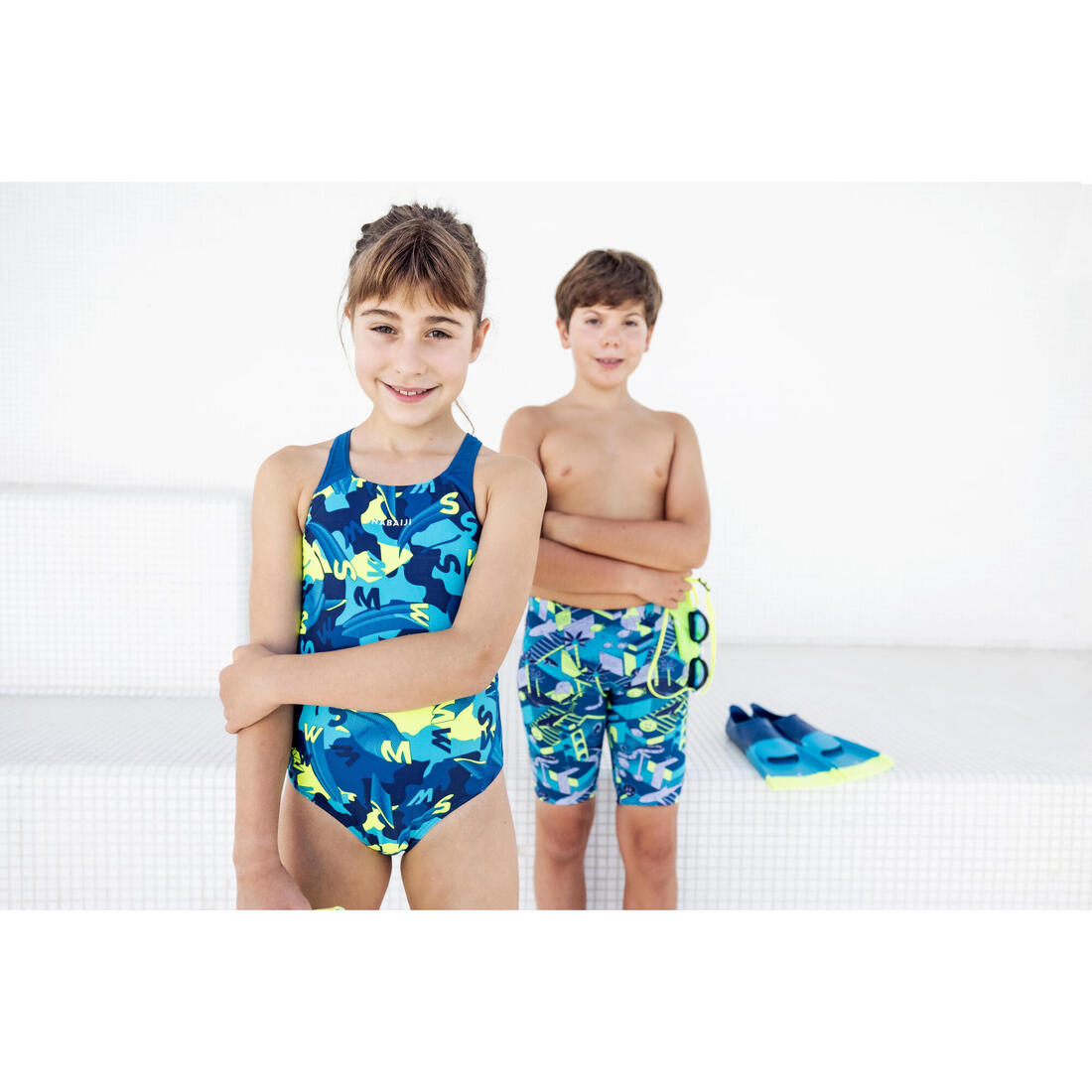 Maillot de bain de natation une pièce fille Kamyleon Star