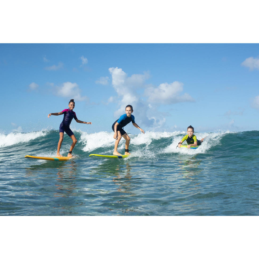 Combinaison Surf Shorty 100 Néoprène 1,5mm enfant