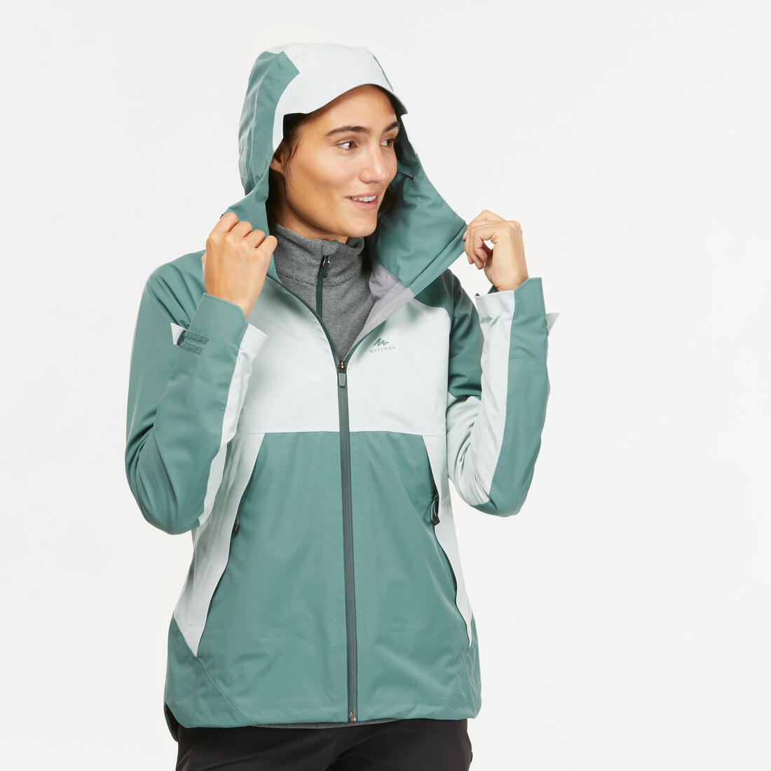 Veste imperméable de randonnée montagne - MH500 Femme