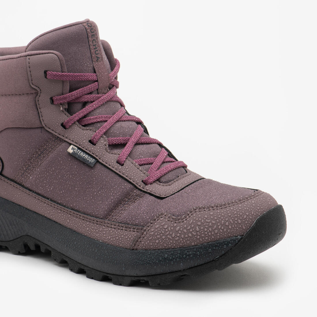 Chaussure de randonnée imperméable mid femme, NH100 Mid WP
