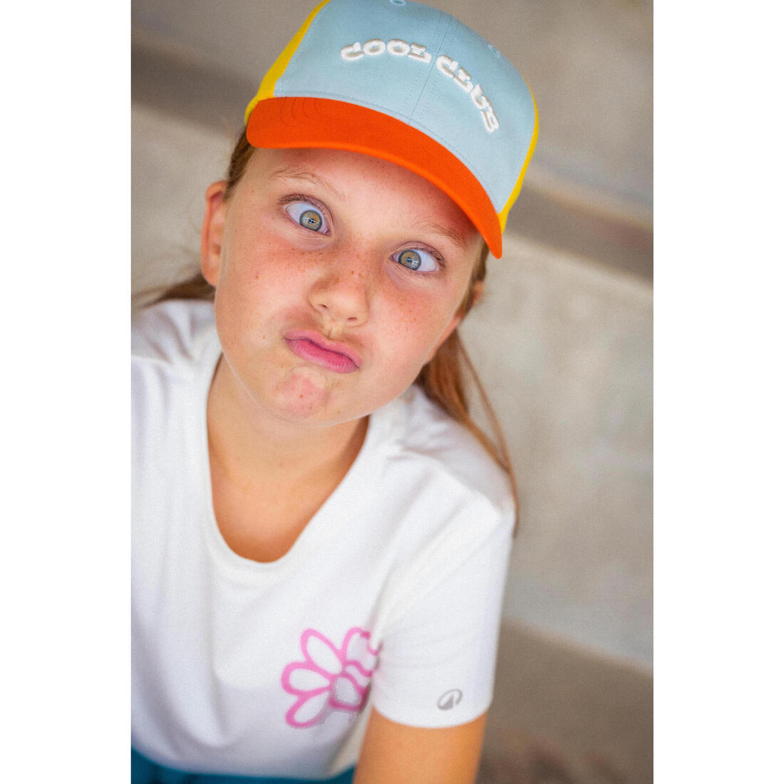 Casquette enfant respirante réglable mixte