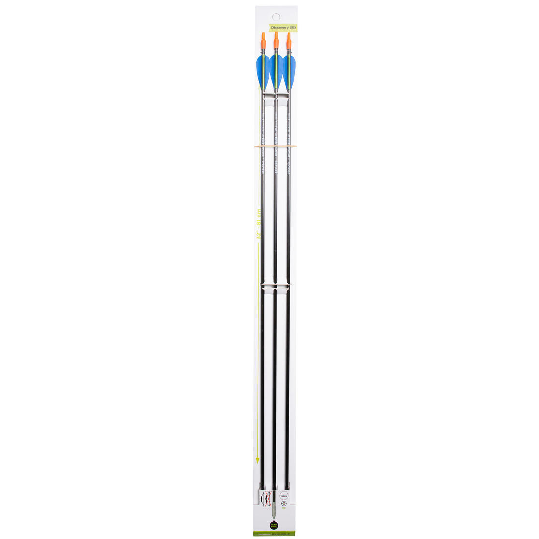 Fleches discovery 300 x3 carbone