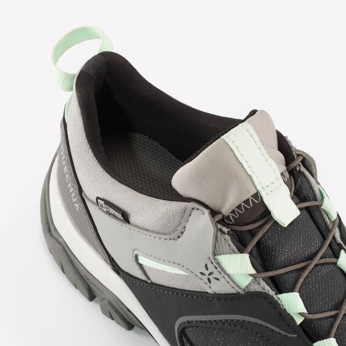 Chaussures imperméables de randonnée enfant avec lacet -CROSSROCK - 35-38