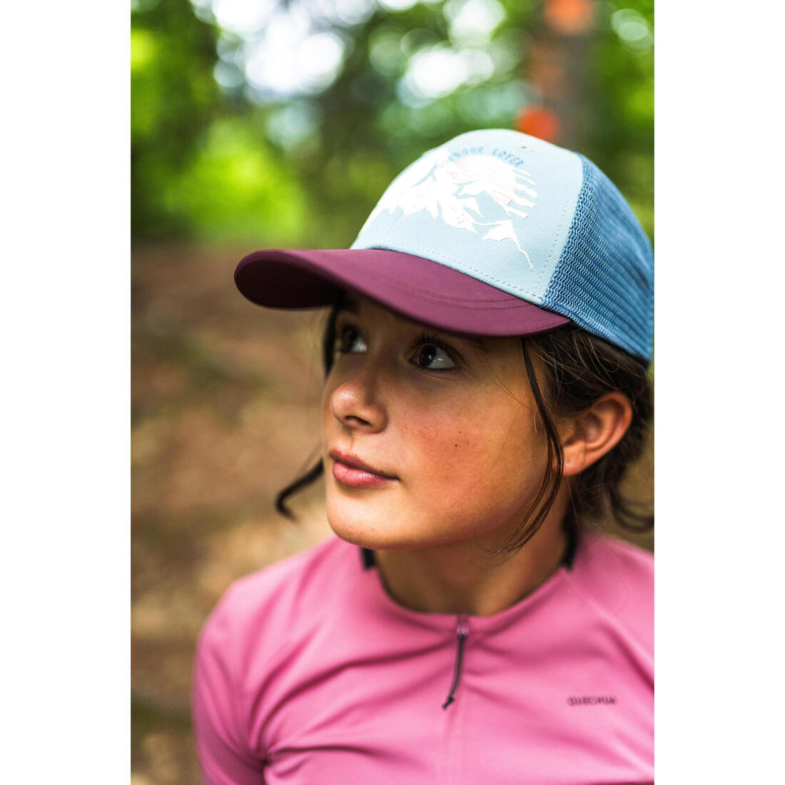 Casquette trucker verte enfant MH100