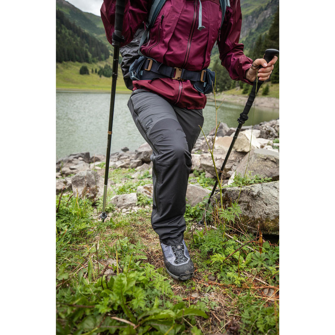 1 bâton ultra-compact de trek - MT900 noir