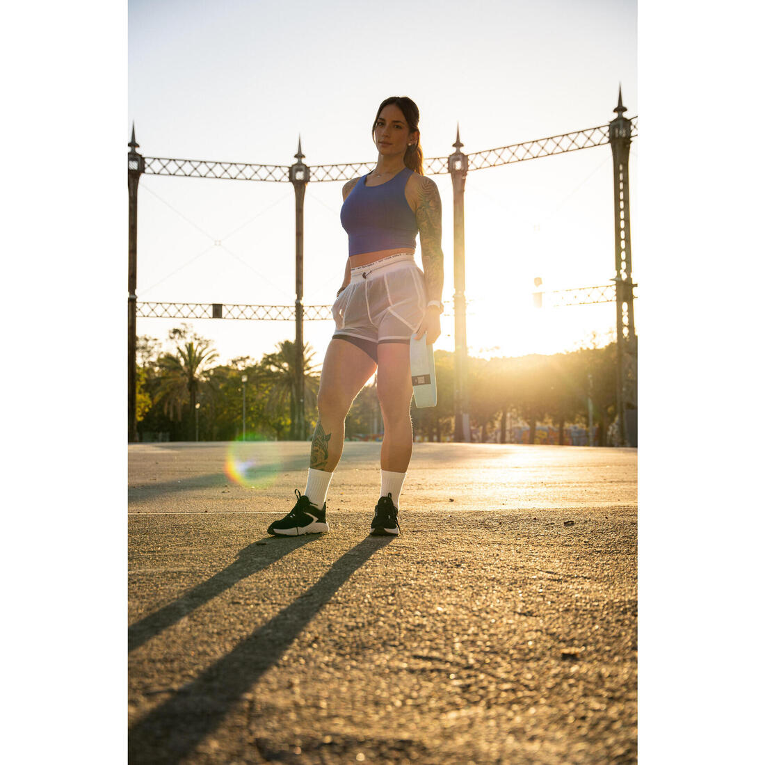 Débardeur crop top fitness femme