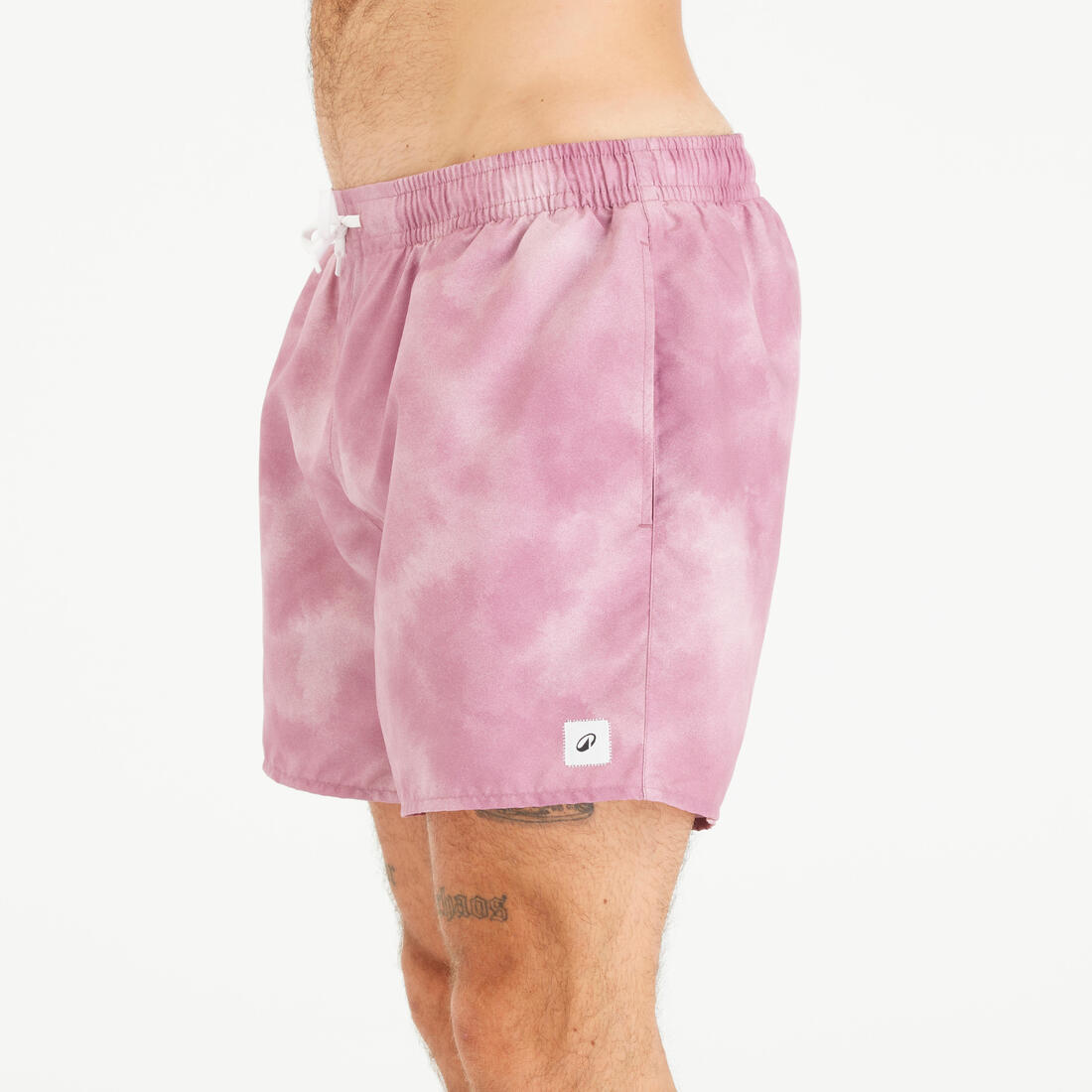 Boardshort surf 100 15" POPSTRIPE BLUE