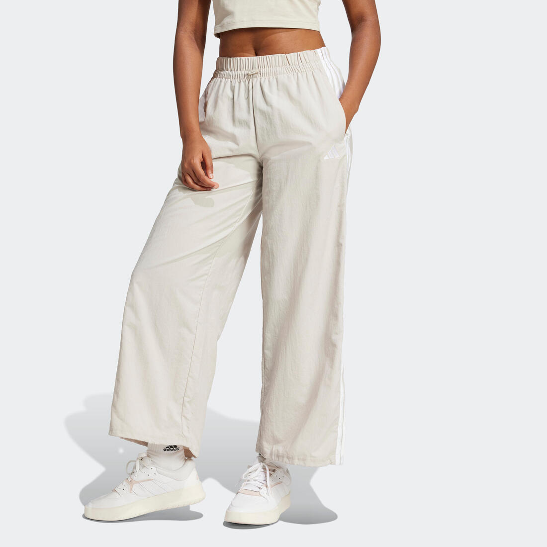 PANTALON ADIDAS FEMME GRIS