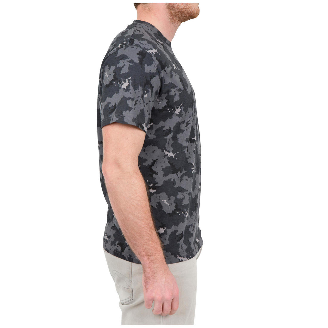 T-shirt manches courtes chasse 100 camouflage WL V1