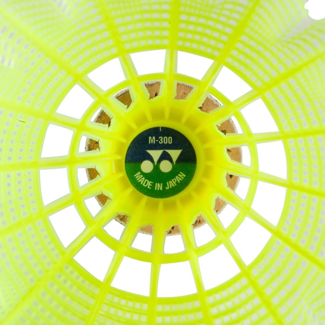 VOLANT DE BADMINTON EN PLASTIQUE YONEX MAVIS 300 x 6 - Jaune