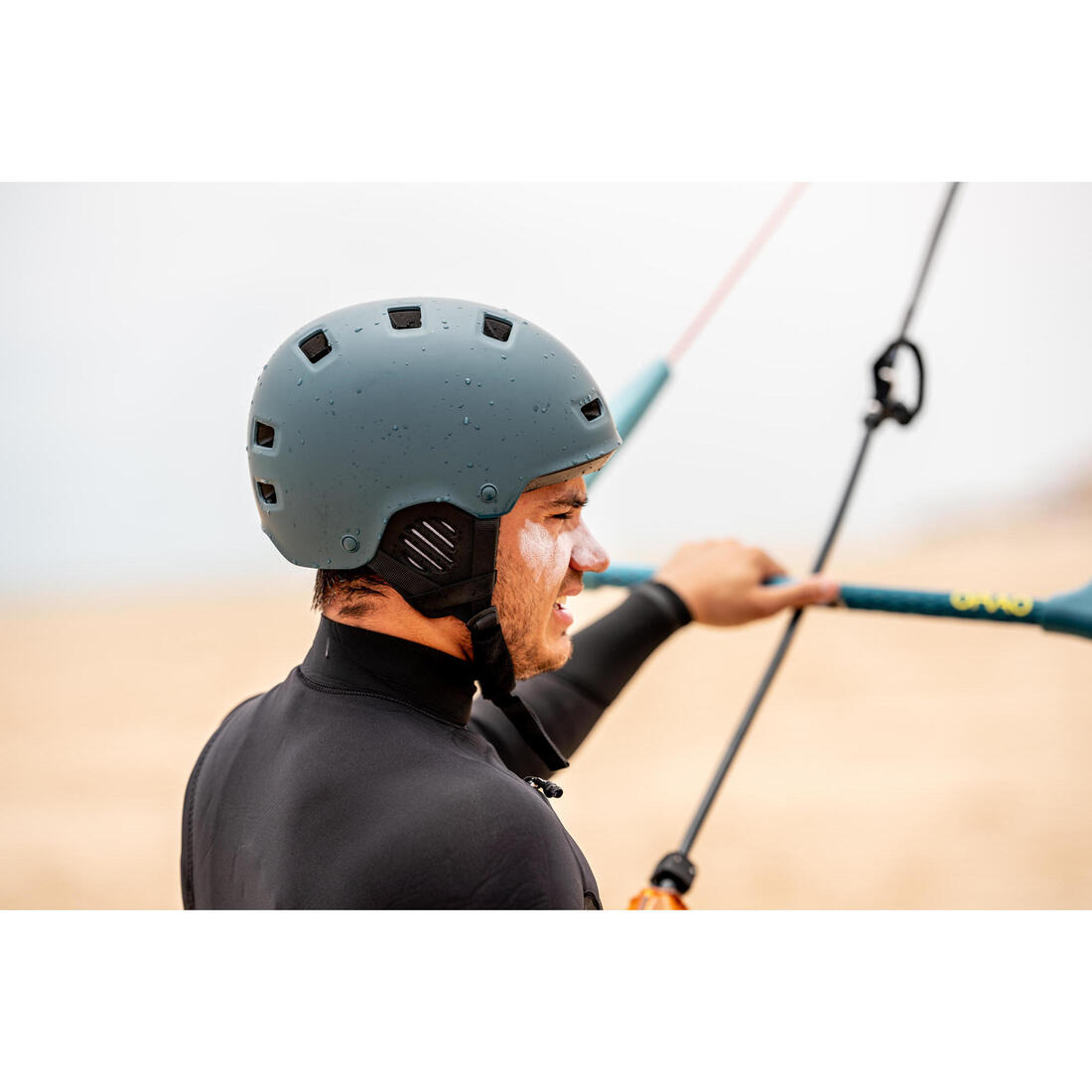 CASQUE DE KITE / WING KS 500 Jaune fluo
