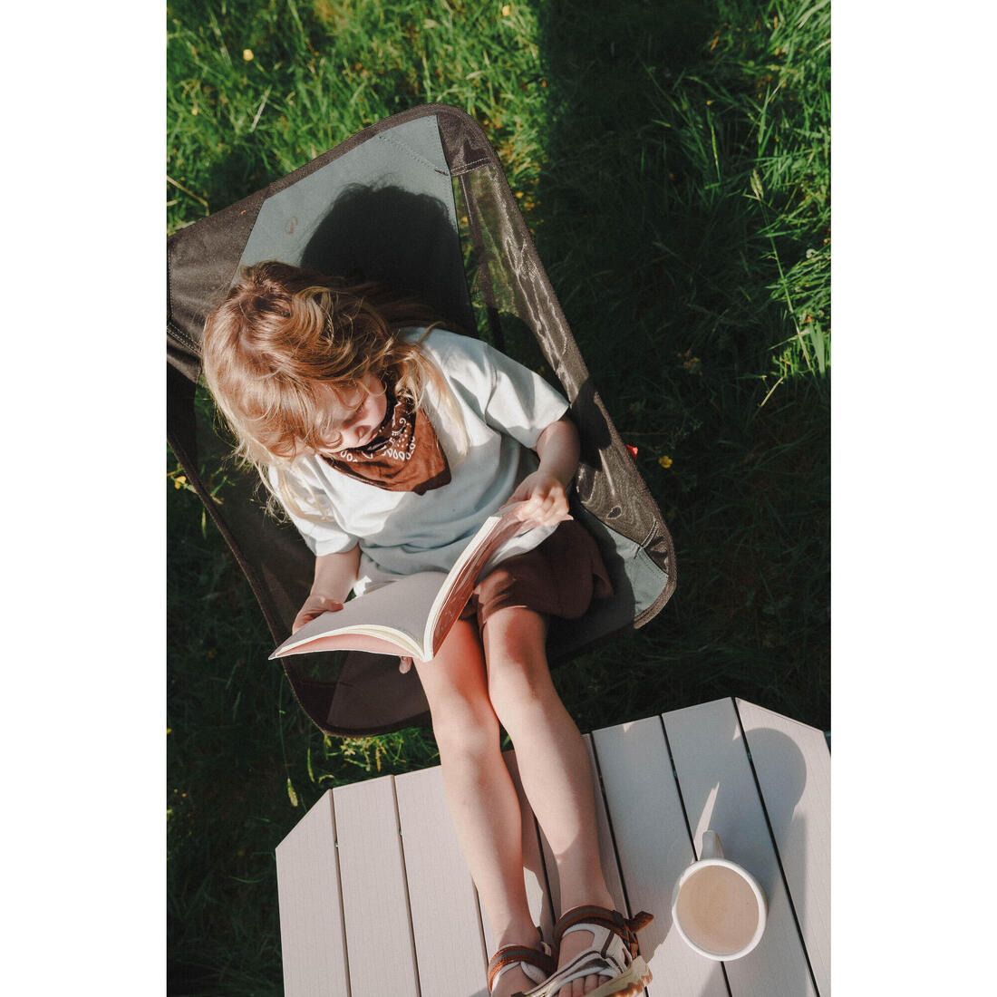 Chaise basse de camping, pliante et ultra compacte, 500 M