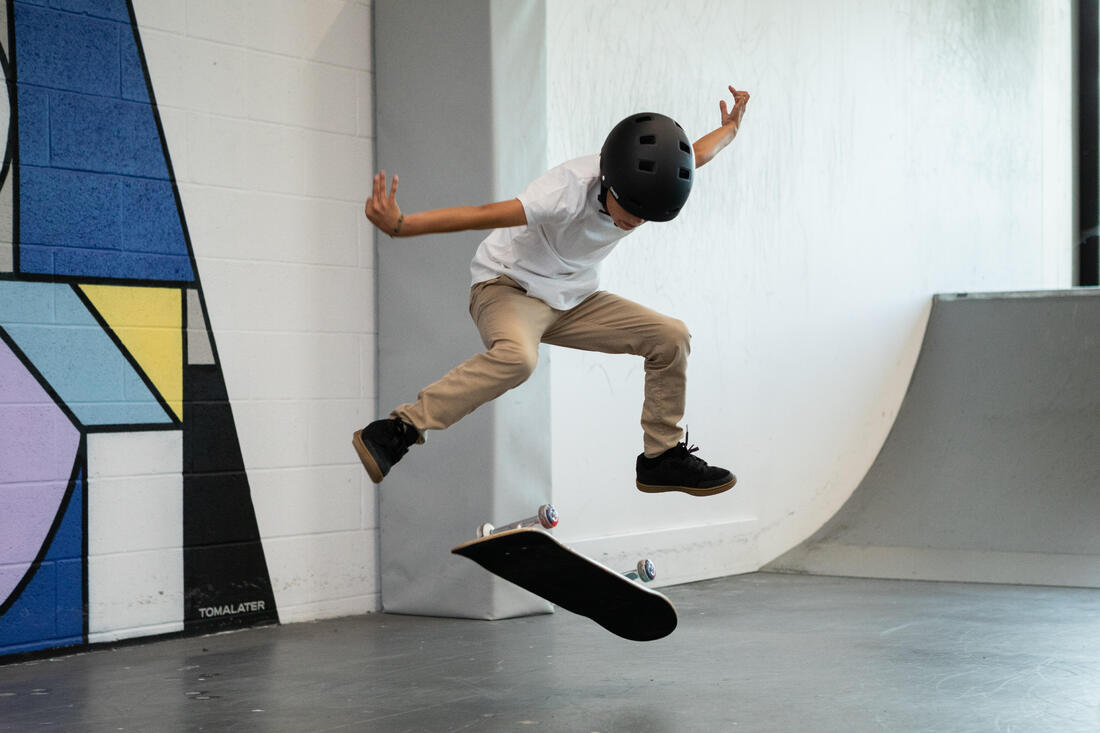 Planche de skate enfant 8 - 12 ans cp500 mid flag taille 7.5"