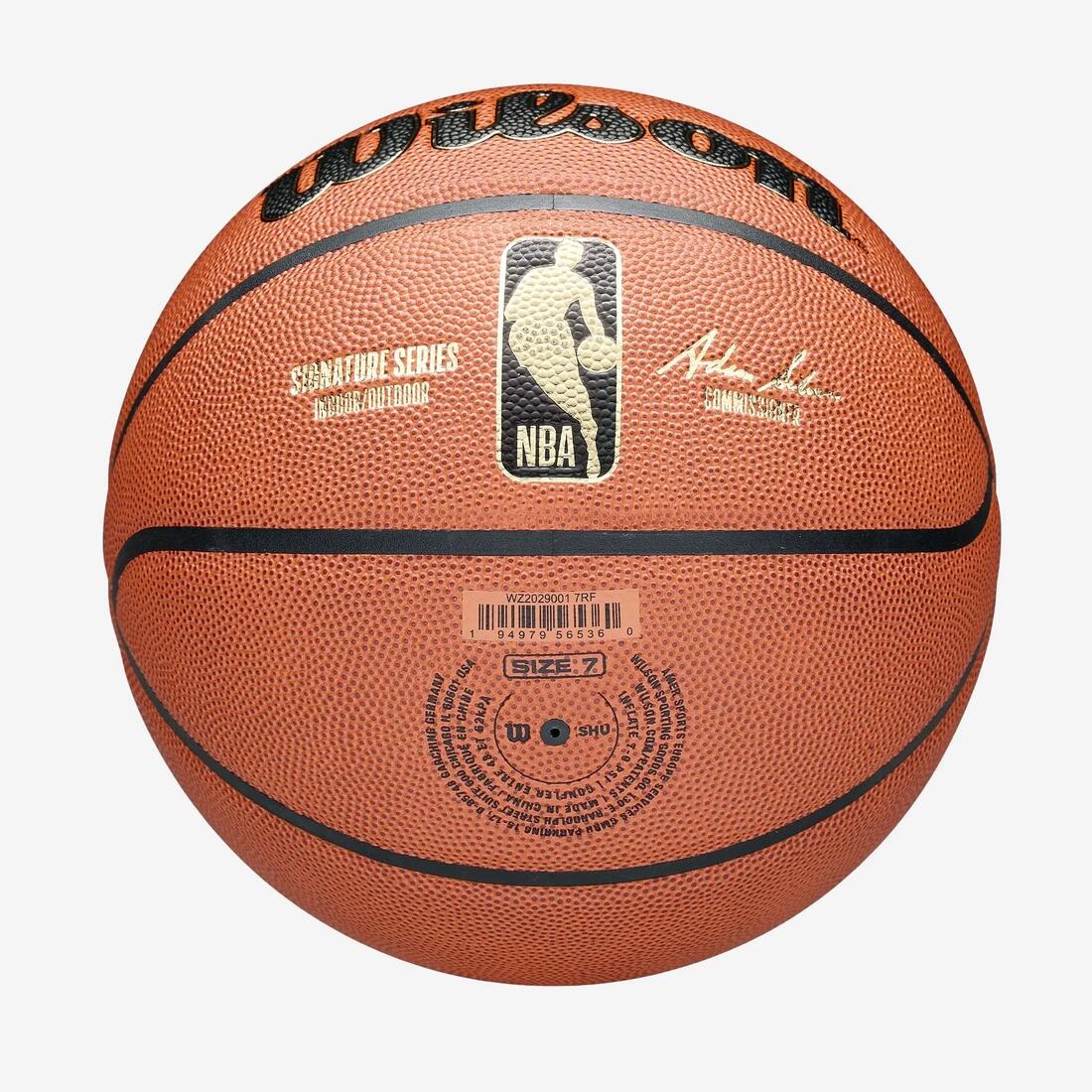 Ballon de basketball Taille 7 - NBA Signature Series S7 orange