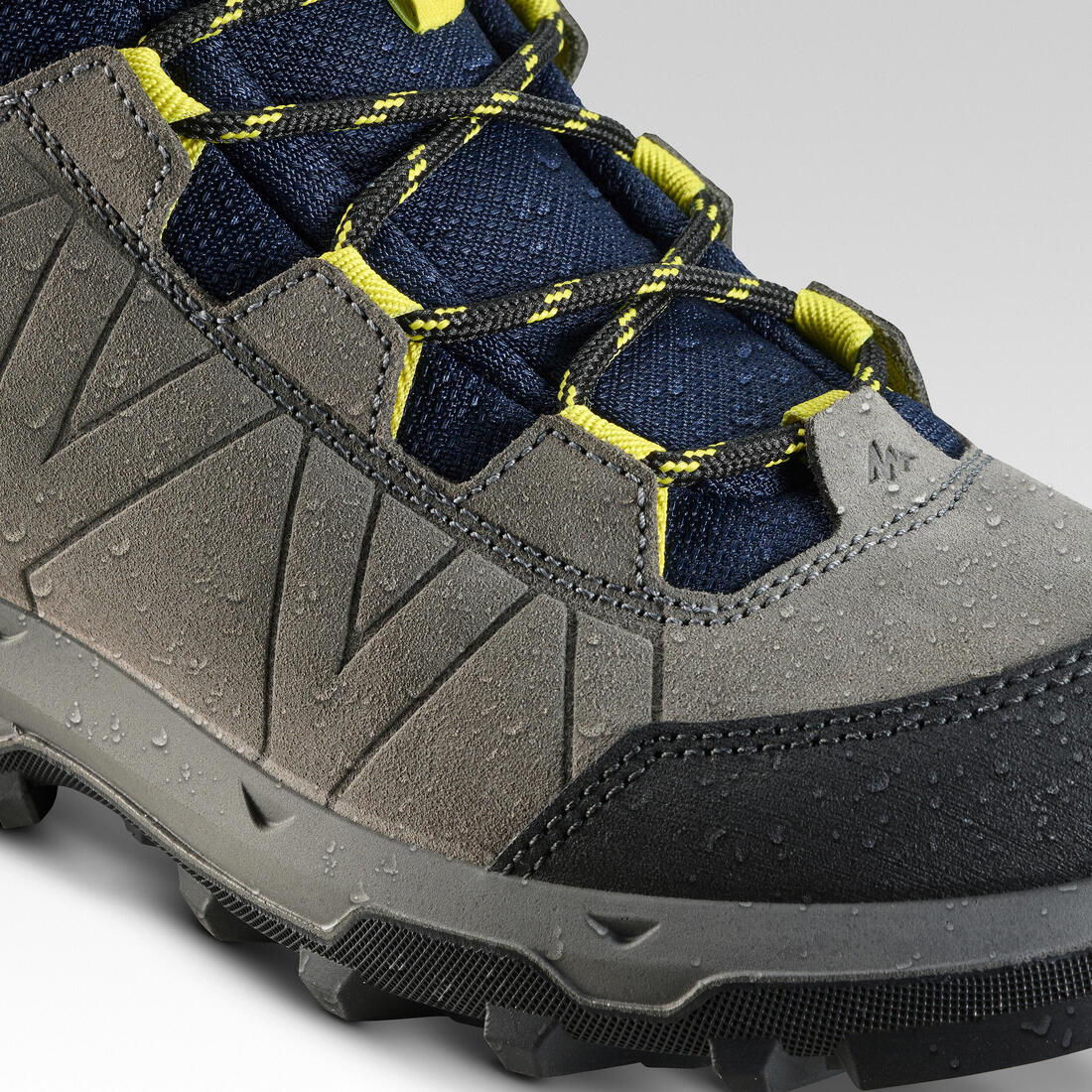 Chaussures de randonnée hautes imperméables 28 au 39 enfant, MH900