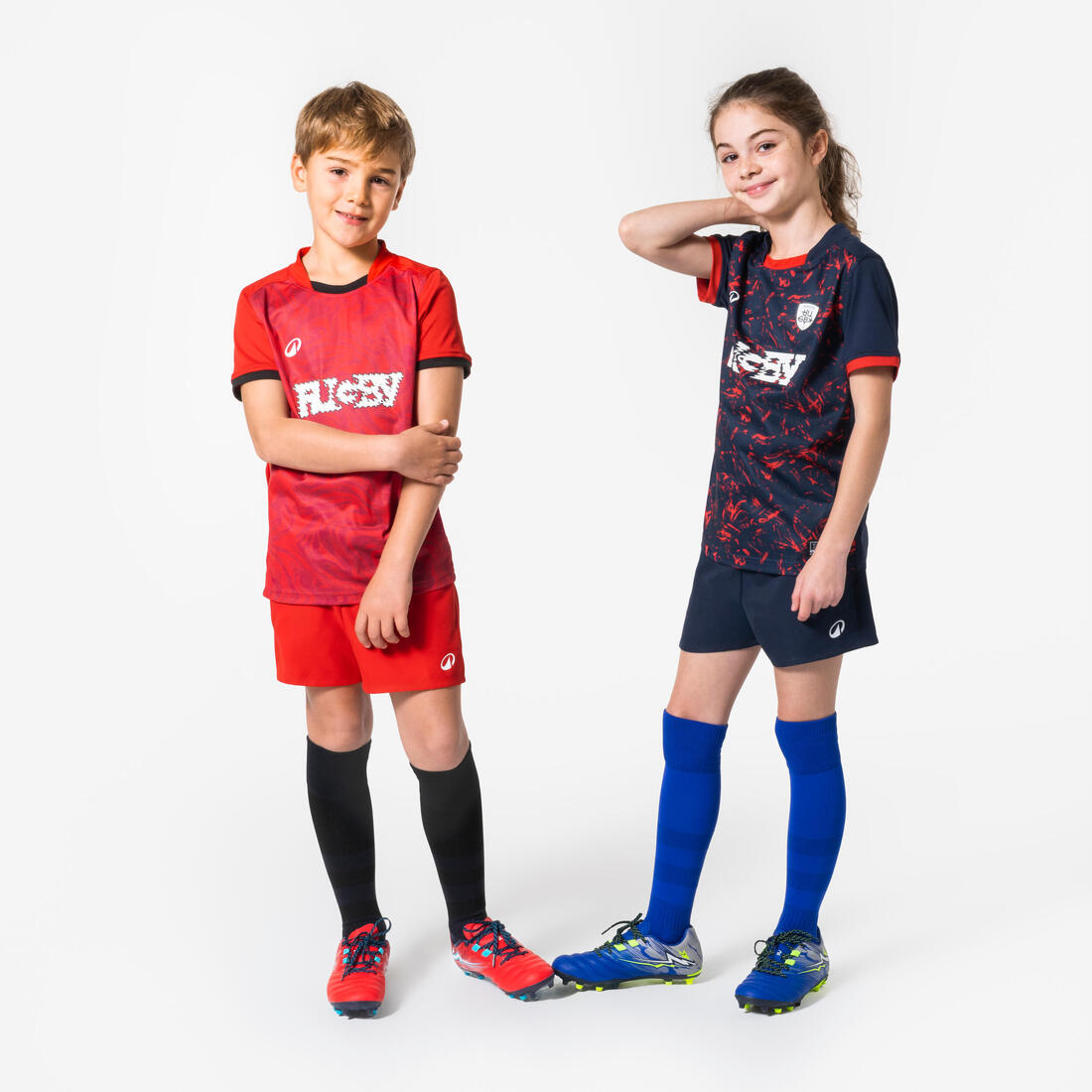 Maillot manches courtes de rugby enfant - r100