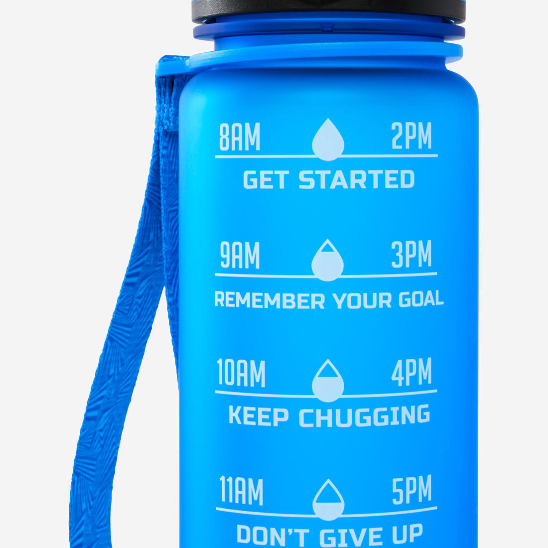 Gourde de fitness motivation 500 ML - bleu