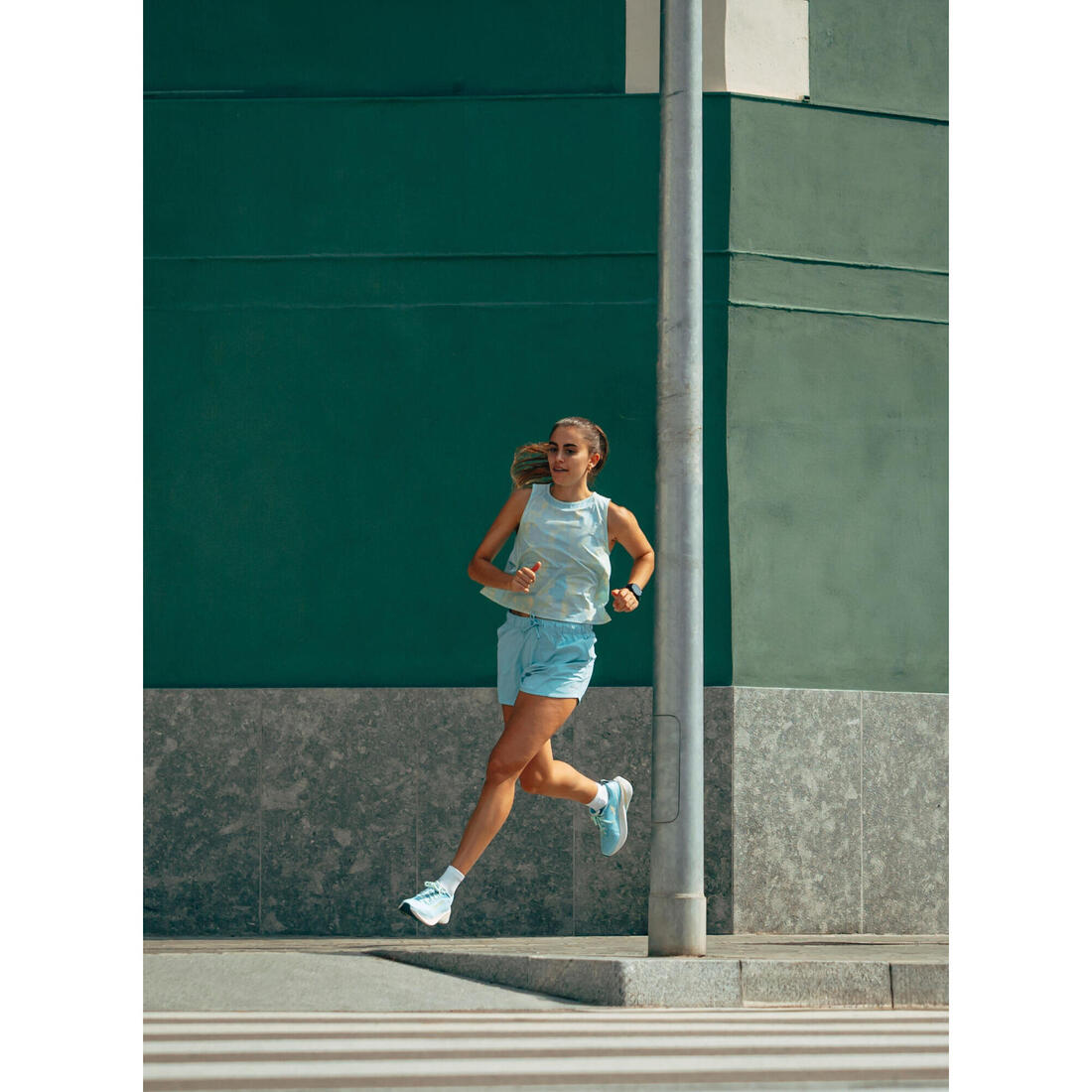 Short running & trail respirant femme - kiprun run 500 dry