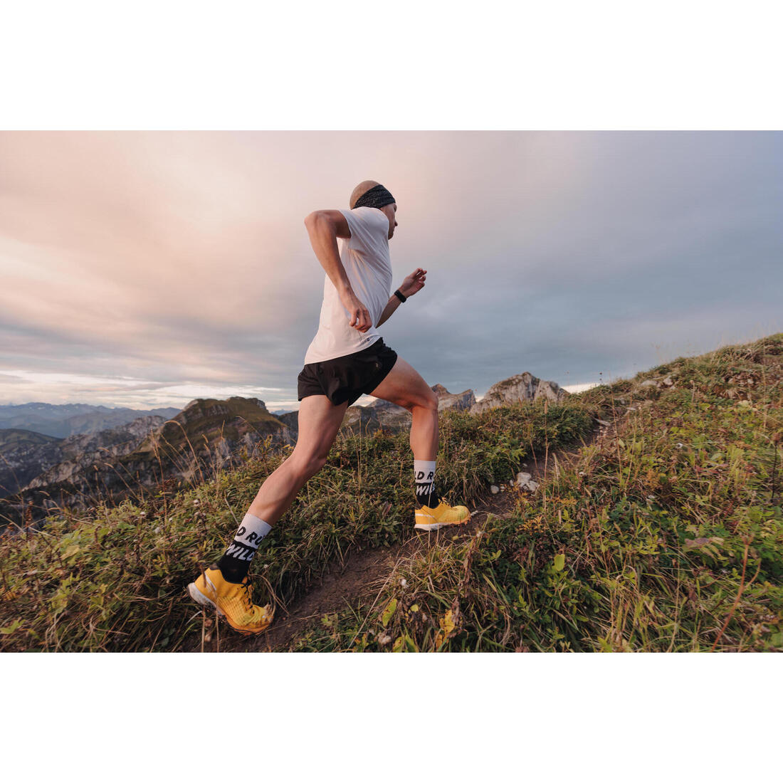 Short de running homme - kiprun run 500 confort split