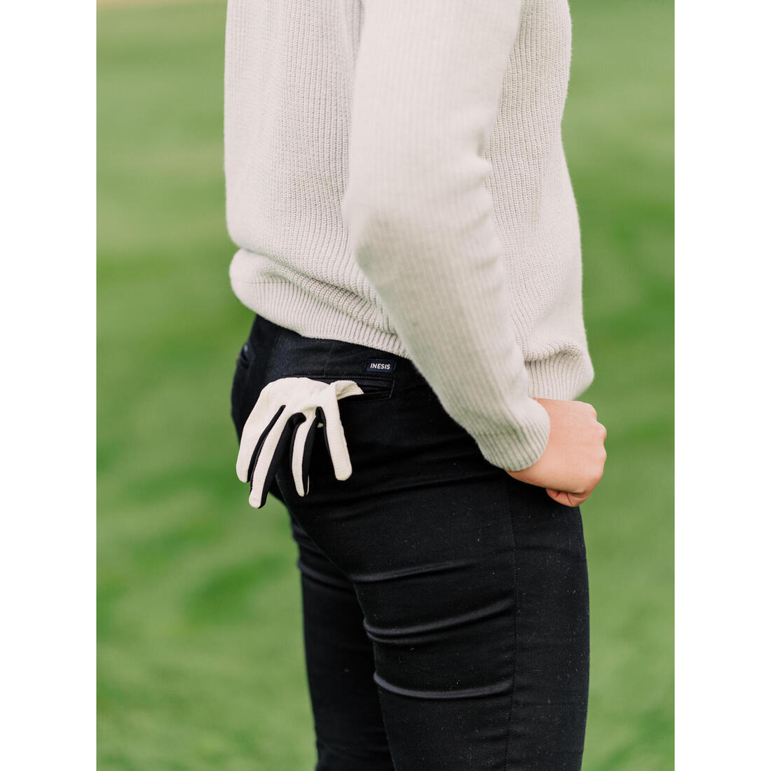 Pantalon chino de golf coton femme, MW500