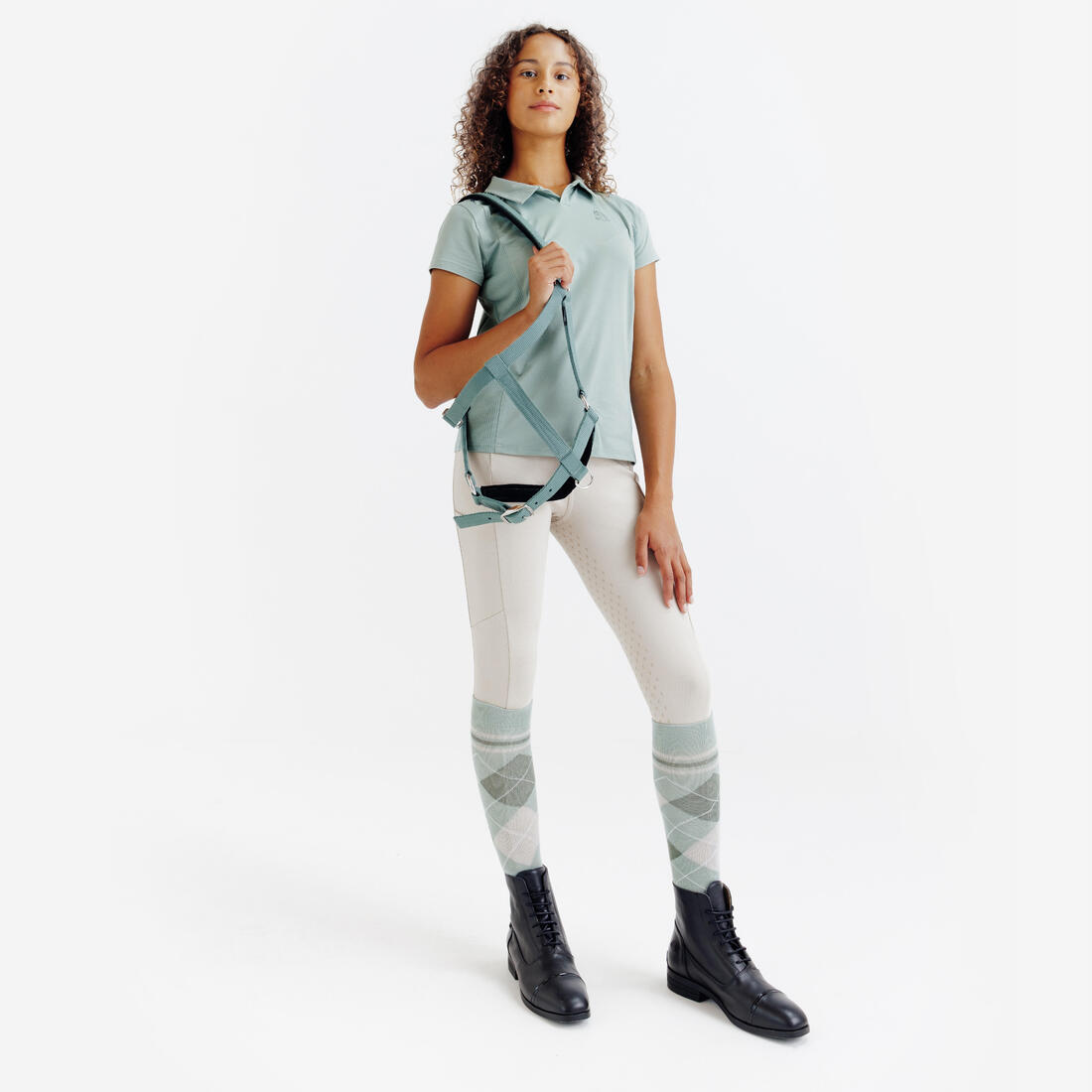 Pantalon équitation full grip enfant CLUB