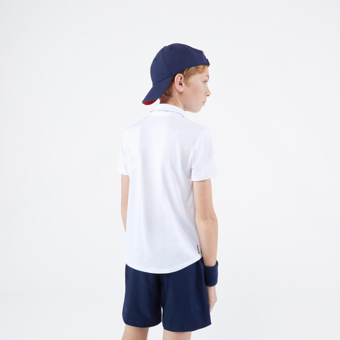 Polo de tennis enfant - TPO100 blanc