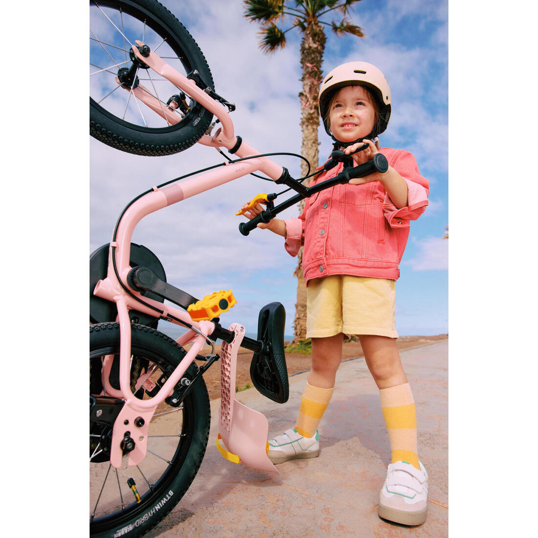 Casque velo enfant bol 47-59 cm, move 500