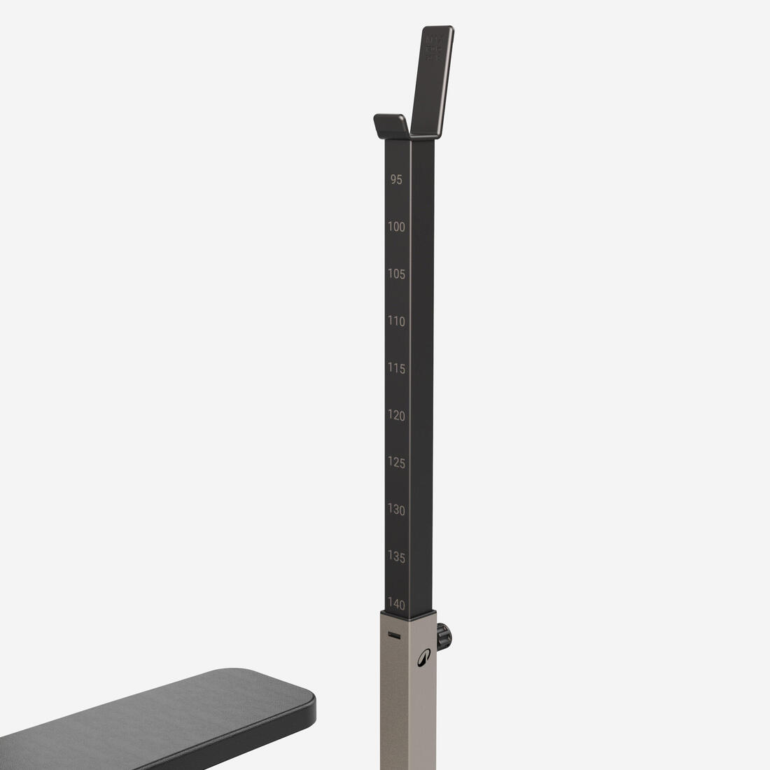 Banc de musculation avec chandelles avec station de biceps curl et de leg curl
