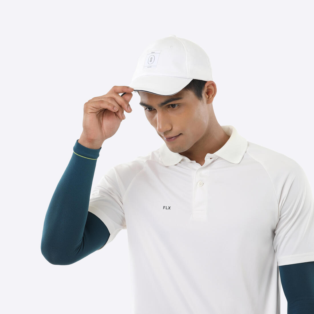 Casquette de Cricket Anti-UV - Blanc