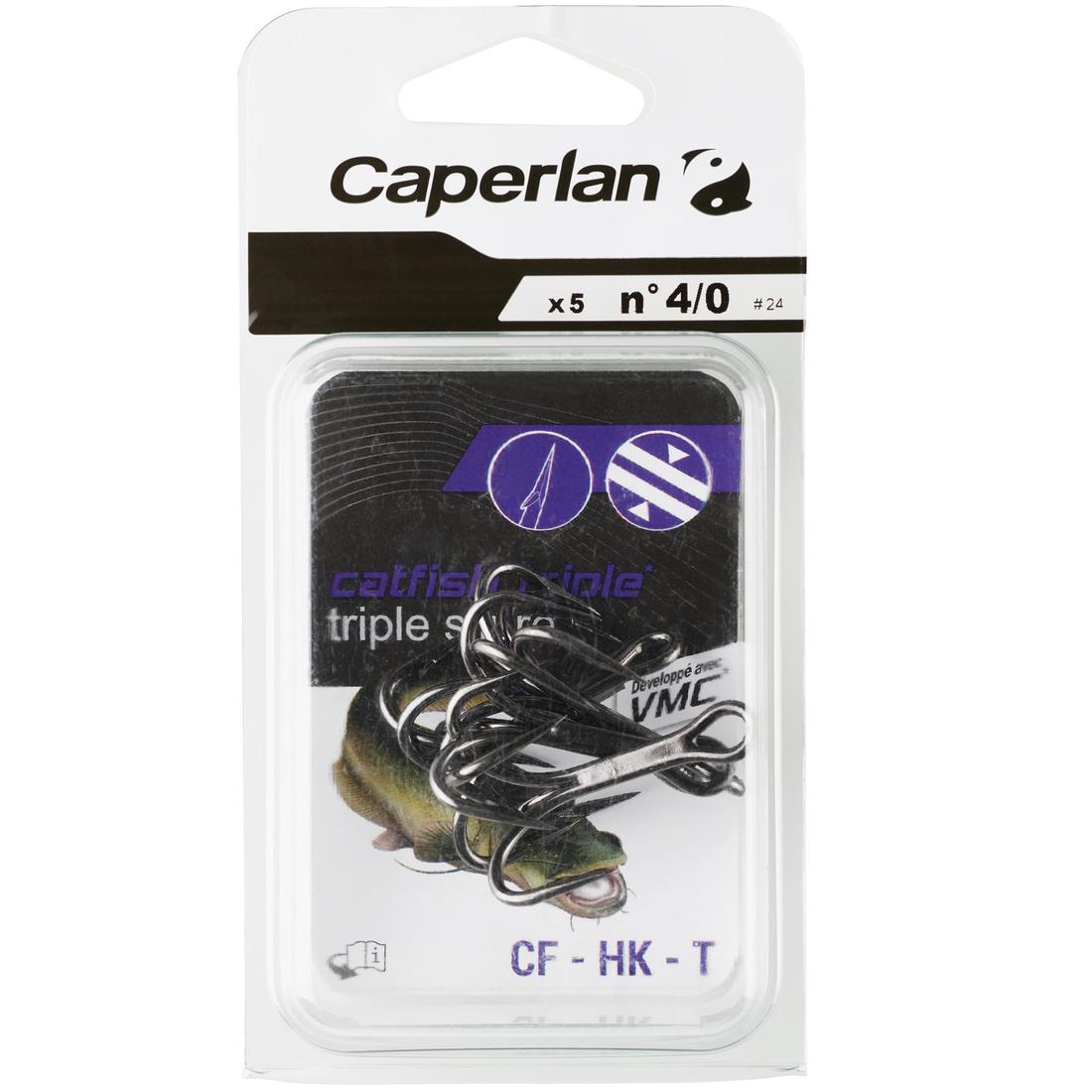 HAMEÇON TRIPLE PÊCHE DU SILURE CF HK T N° 4