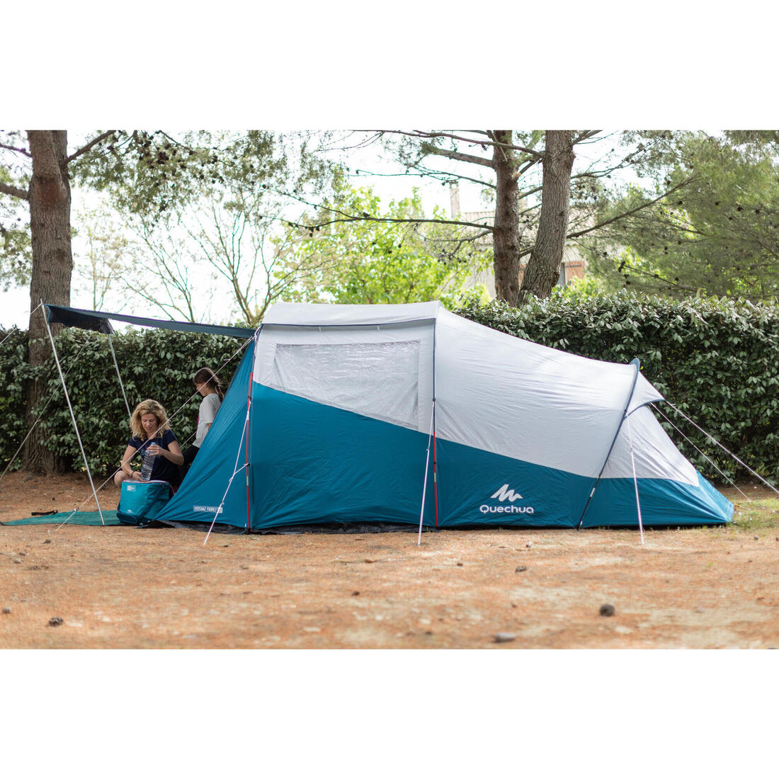 2 mâts de camping pour tente, abris et tarp