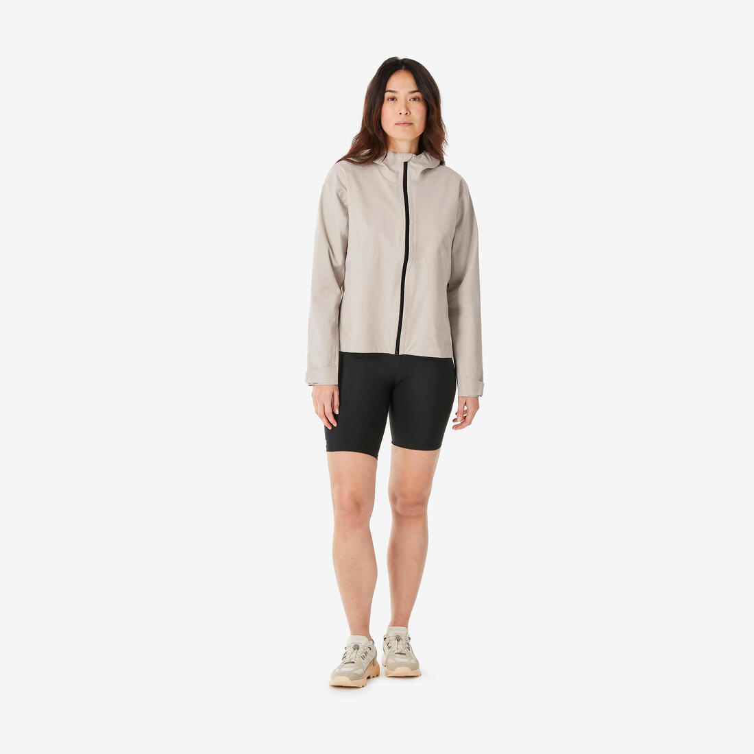 Veste de randonnée imperméable femme, MH100