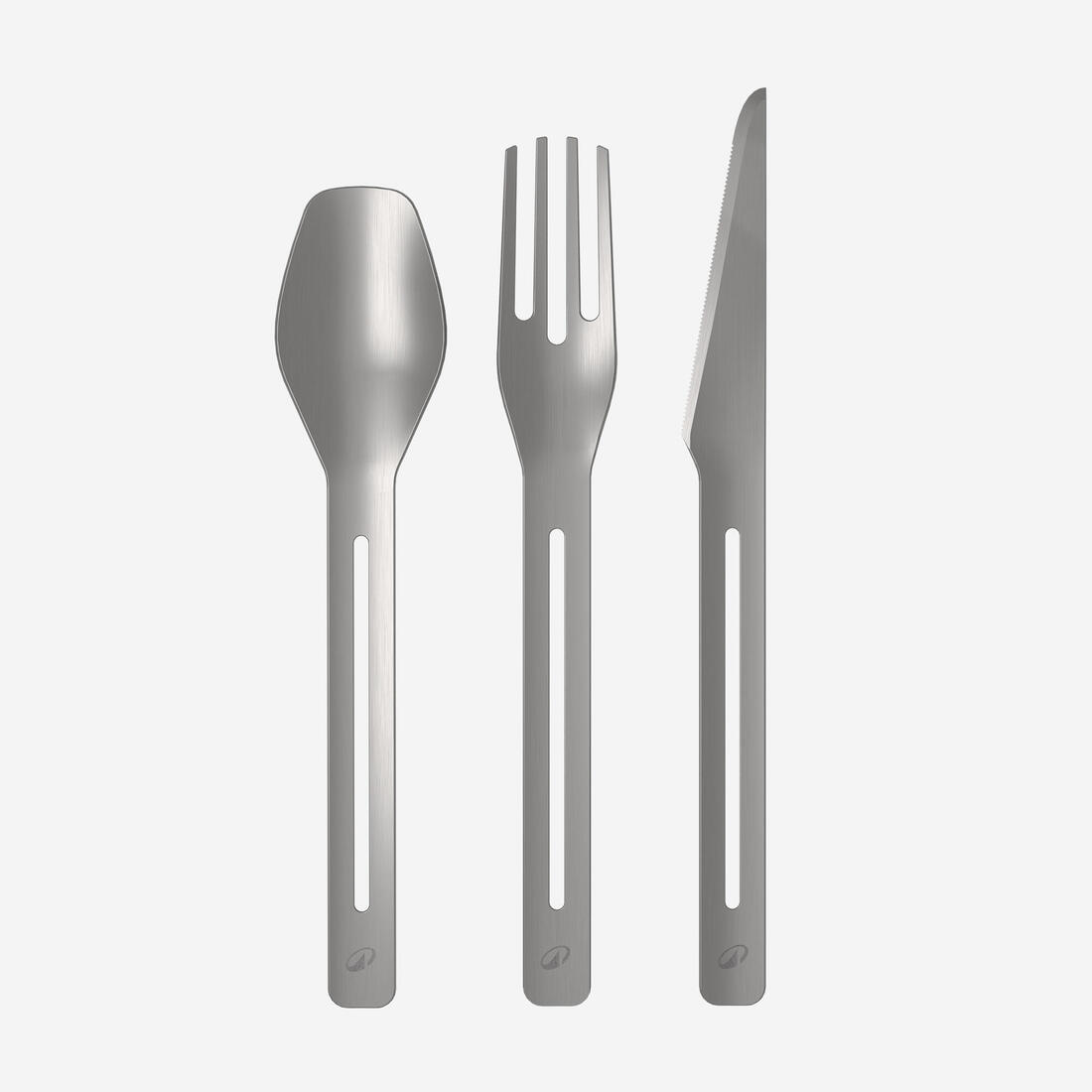 Popote 900 de camping XL en inox + anti-adhésif - 4 personnes - 33 éléments