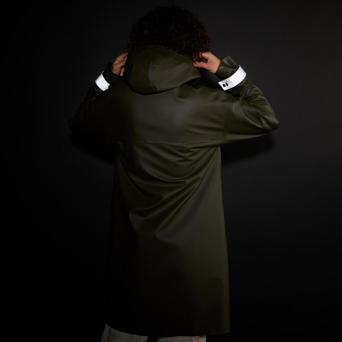Parka imperméable vélo ville unisexe