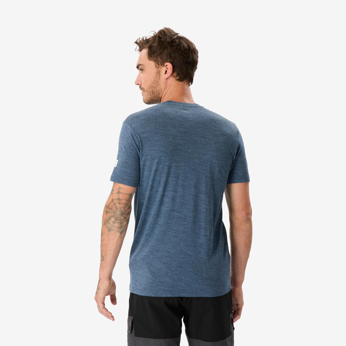 T-shirt manches courtes de trek en laine mérinos homme, Merino Fresh
