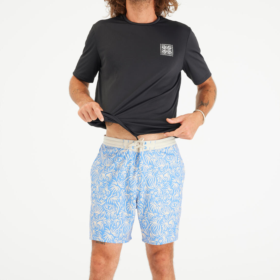 Tee shirt anti uv manches courtes Homme - Print