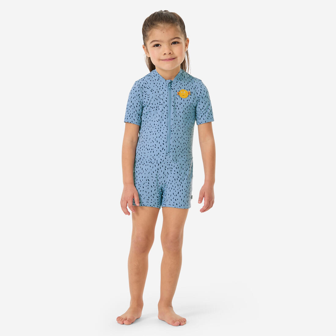 Combinaison de bain manches et jambes courtes Bébé