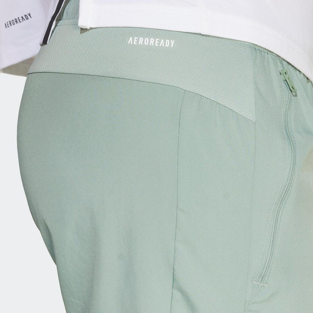 Short de fitness homme, vert