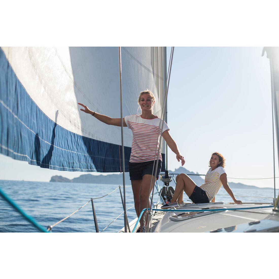 Short de voile femme SAILING 100 Navy