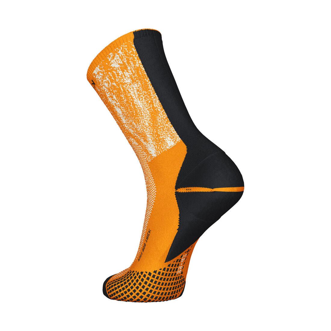 Chaussettes de running KIPRUN run900 épaisses mi-mollet oranges + graf