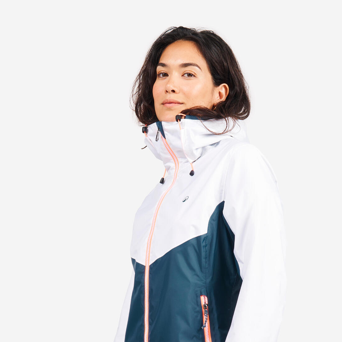 Veste imperméable de voile - veste de pluie sailing 100 femme
