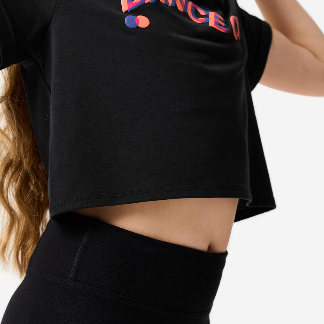 T-shirt danse modern jazz crop top fille