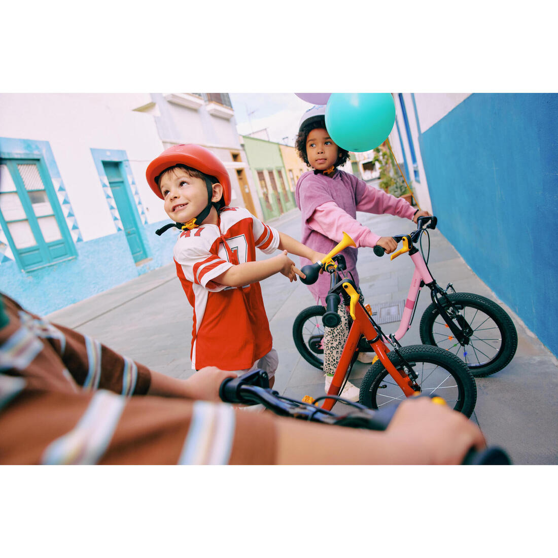 Casque velo enfant 47-55 cm, play 500