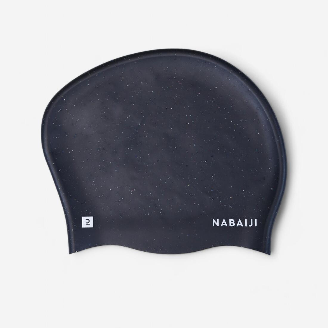 Bonnet de bain en silicone pour cheveux longs taille unique