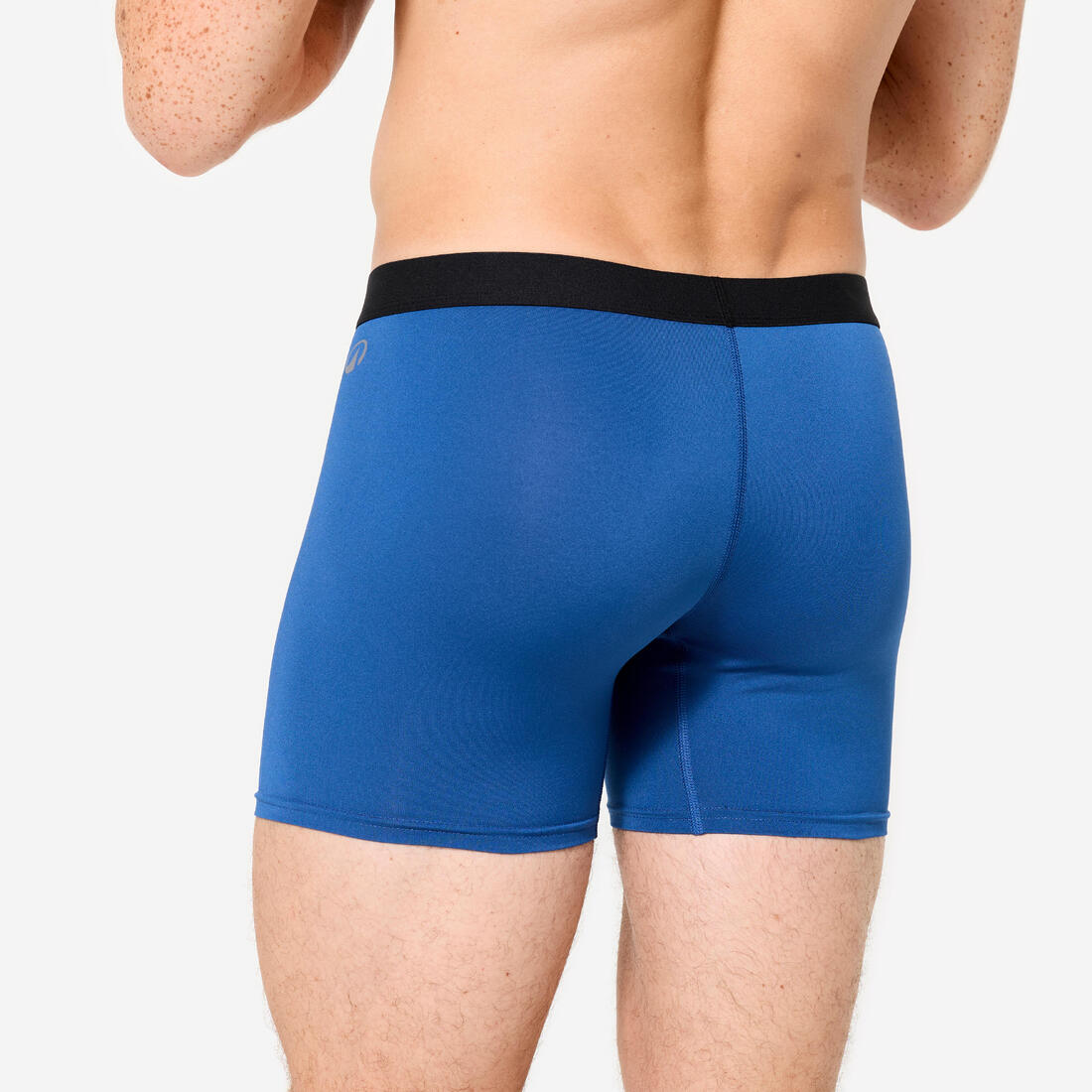 Lot de 3 boxers respirants en microfibre Homme, Bleu foncé