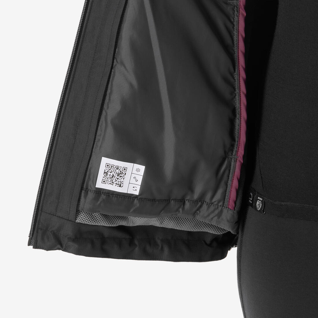 Veste 3en1 de randonnée hiver -8° femme, MH500 3en1