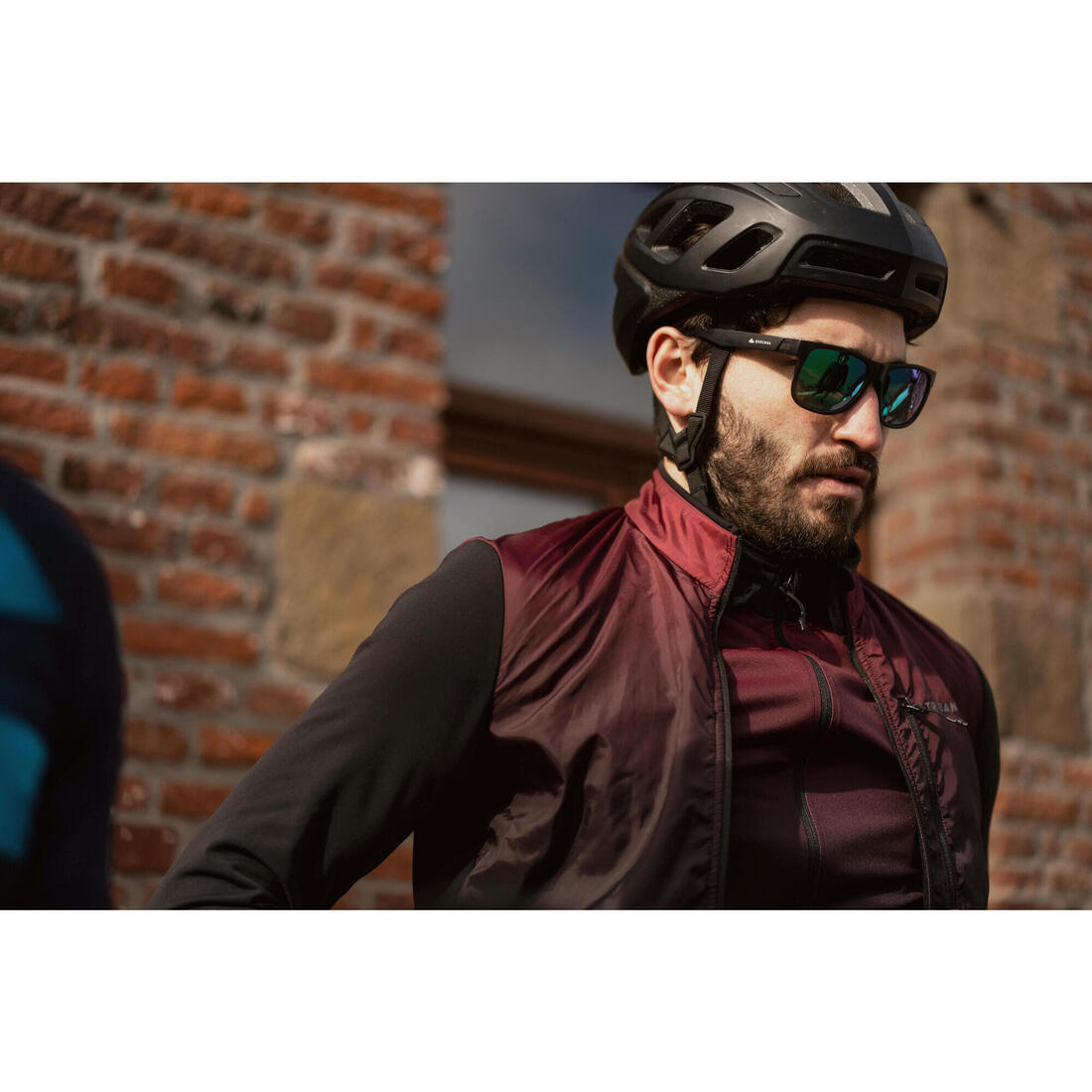 MAILLOT VELO ROUTE MANCHES LONGUES MI-SAISON HOMME - RC500 SHIELD